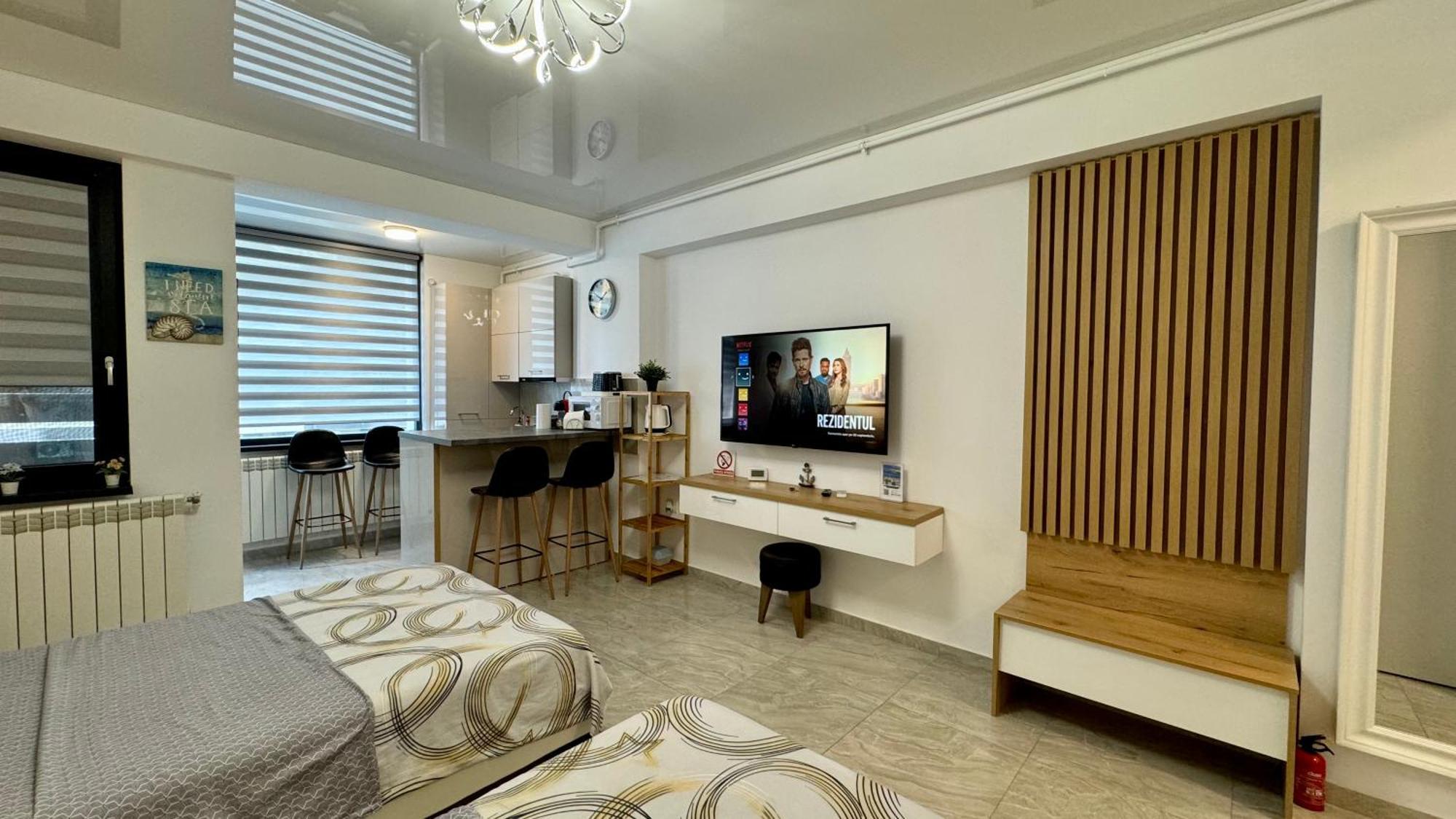 Seaview Deluxe Double Studio - Beachfront Resort Năvodari Zewnętrze zdjęcie