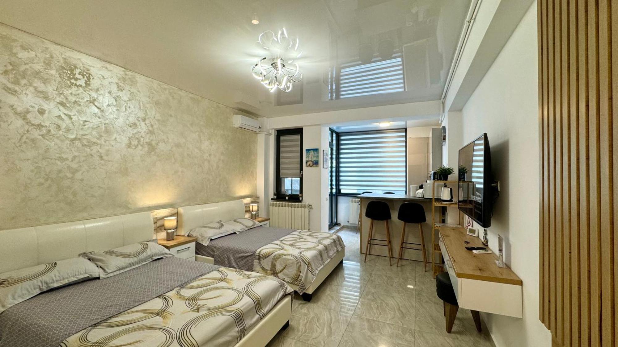 Seaview Deluxe Double Studio - Beachfront Resort Năvodari Zewnętrze zdjęcie