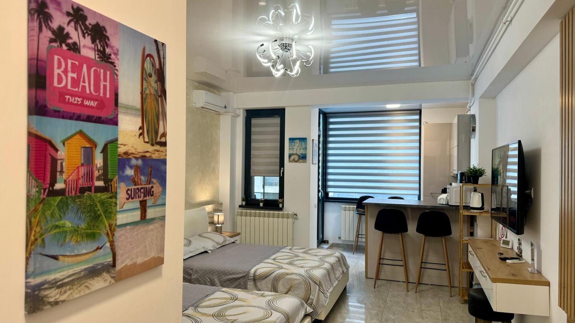 Seaview Deluxe Double Studio - Beachfront Resort Năvodari Zewnętrze zdjęcie